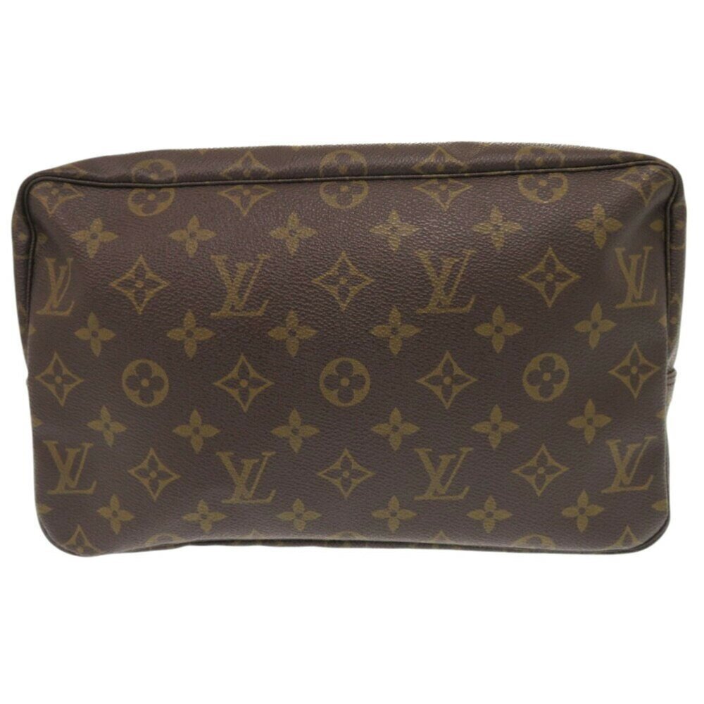 LOUIS VUITTON Authentic Brown Monogram Pouch - Picture 3 of 9